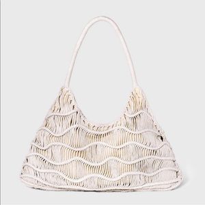 Zig Zag Soft Shoulder Handbag